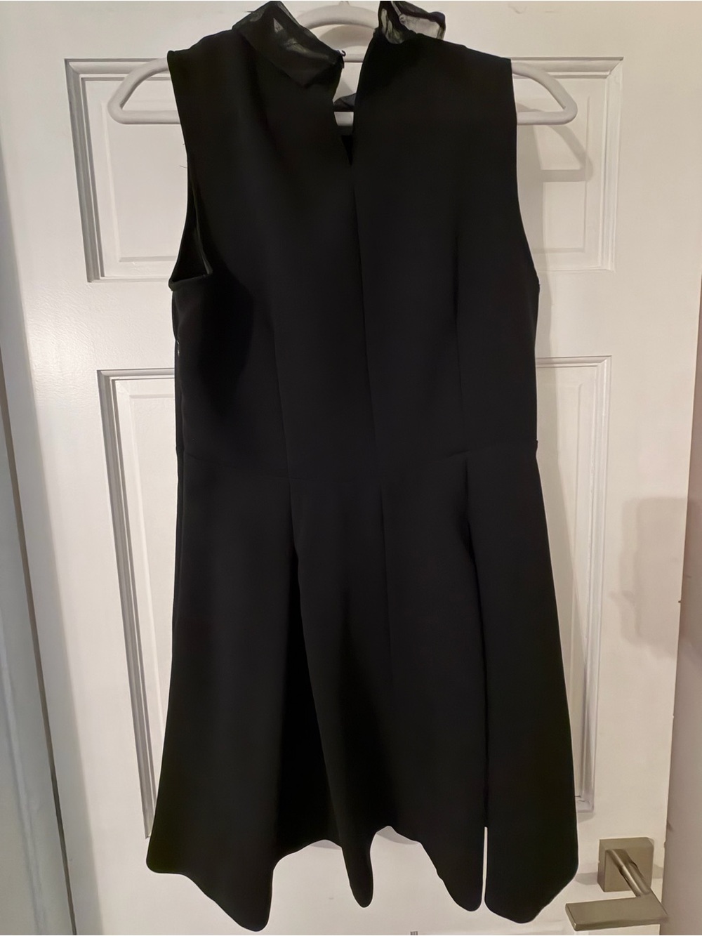 Classic Black Women's Sleeveless Fit-and-Flare Dress